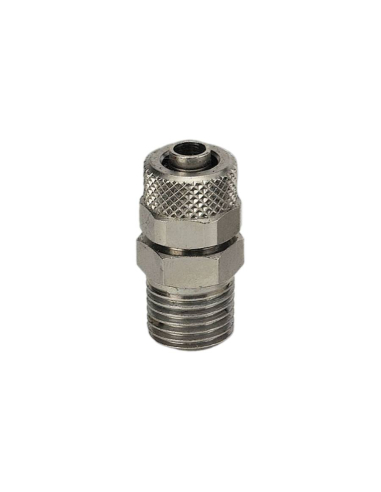 Racor recto macho cónico 1/8 tubo 5/3  - Metal Work|adajusa