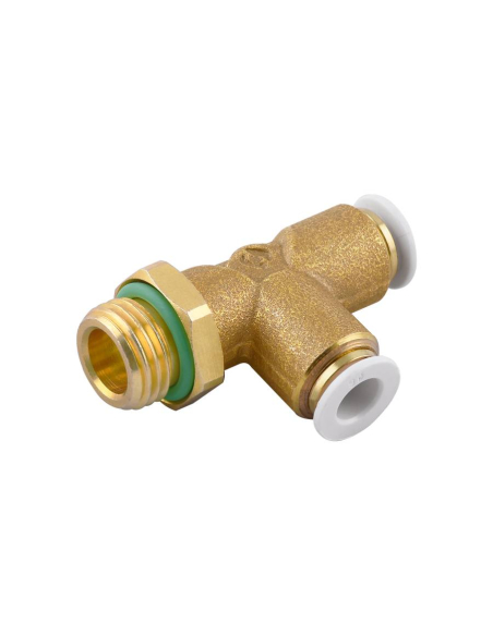 T fitting male side thread 1/4 6mm tube for food and drinking water use Series 59000 FOOD - Aignep | ADAJUSA