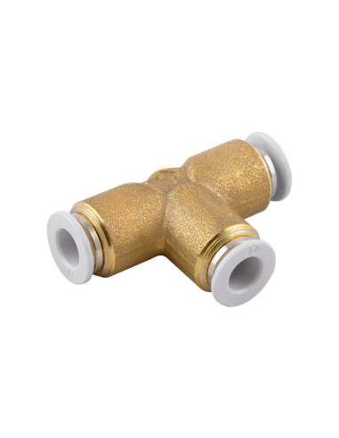 Racor T intermedio tubo 6mm uso alimentario y agua potable Serie 59000 FOOD - Aignep|adajusa