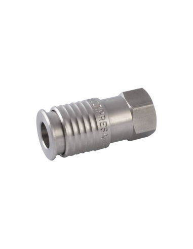 Conector rápido fêmea 1/2 série universal INOX - Aignep