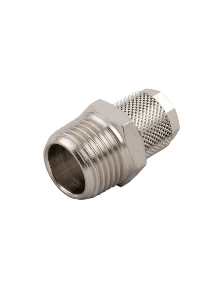 Racor recto macho cónico 1/2 tubo 8/6 Serie 1000 - Aignep | Adajusa