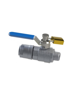 2- way ball valve male 1/2 tube 20mm padlock included - Aignep | ADAJUSA | price