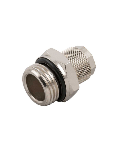 Racor recto macho 1/8 tubo 10/8 Serie 1000 - Aignep | ADAJUSA