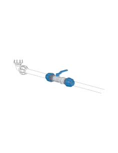 Válvula de esfera 1/2 a 2 vías tubo-tubo 20mm con racor 3 piezas - Sicomat| Adajusa 2