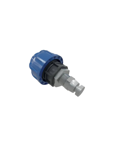 Plug with discharge valve for 20mm diameter tube - Sicomat