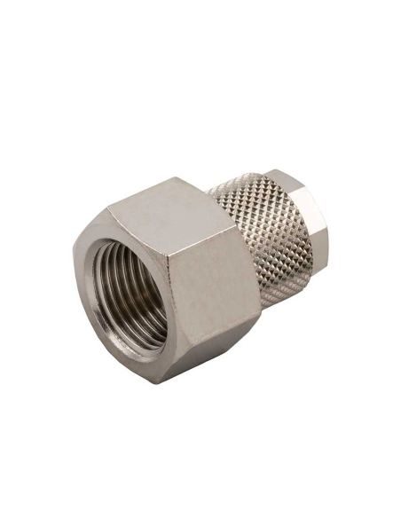 Racor recto hembra roscado 1/8 tubo 8/6 Serie 1000 - Aignep | Adajusa