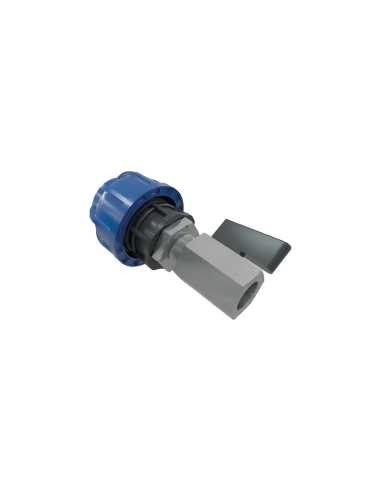 Fecho com válvula esférica para tubo de 50mm de diâmetro - Sicomat