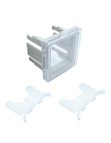 Soporte de montaje traspanel para presostato y vacuostato con adaptador panel