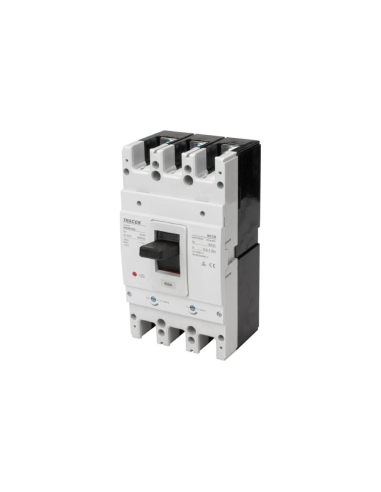 Interruptor automático em caixa moldada tripolar 3x630A Regulação térmica e magnética - Tracon