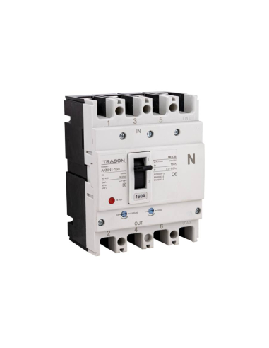 Interruptor automático caja moldeada tetrapolar 