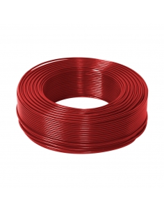 Cable flexible unipolar 0.5mm2 200m color rojo Adajusa
