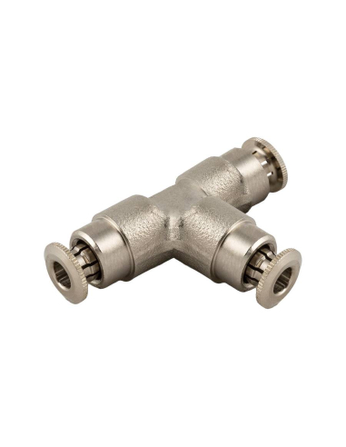 Racor T intermedio tubo 4mm para lubricación y engrase Serie 58000 Alta presión - Aignep|adajusa