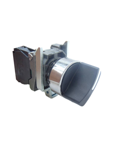 Selector 2 positions 1 open contact (NO) Harmony XB4 - SCHNEIDER