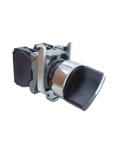 Selector 3 positions 2 open contacts (NO) Harmony XB4 - SCHNEIDER