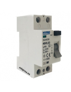 2-pole differential 40A 30mA Superimmunized - Hypro