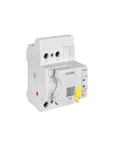 Self-resetting differential 2 poles 40A 300mA Class A - Circutor