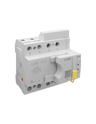 Self-resetting differential 4 poles 63A 300mA Class A - Circutor