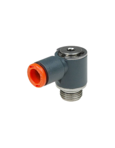 Encaixe giratório 1/8 diâmetro do tubo 8mm tecnopolímero - Metal Work