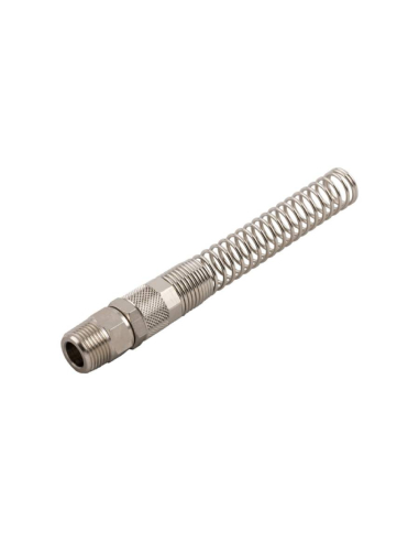 Racor recto orientable macho cónico 1/4 con muelle 10/6,5 Serie 1000 - Aignep|adajusa