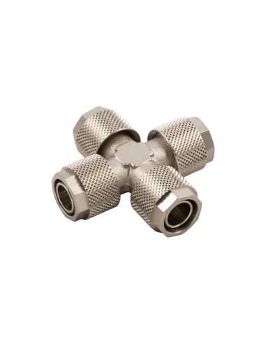 Racor a cruz intermedio tubo 10/8 Serie 1000 - Aignep|adajusa