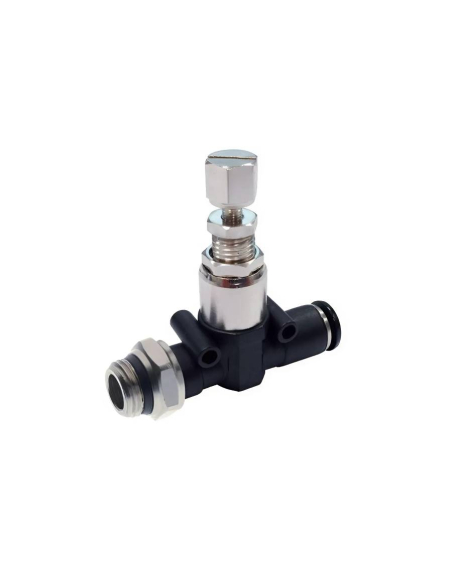 Regulador de presión macho short 1/8 -  tubo 6mm - Aignep|adajusa