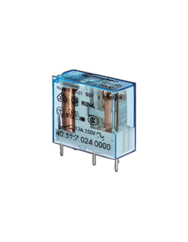Miniature relay 24Vdc 1 contact 12A SERIES 40 - FINDER