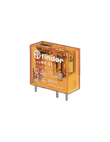 Miniature relay 12Vdc 1 contact 12A SERIES 40 - FINDER