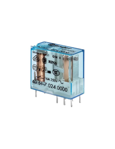 Relé miniatura 12Vdc 1 contato 16A SÉRIE 40 - FINDER