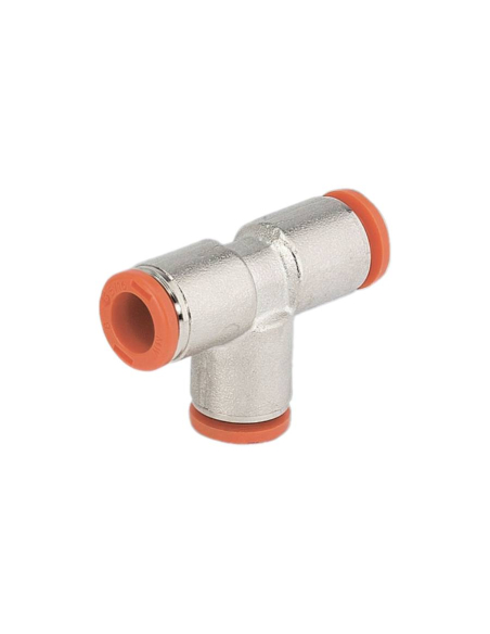 Intermediate T fitting 10mm tube instantaneous - Metal Work | ADAJUSA