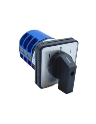 2-position switch with stop (1-0-2) 25A 3 poles