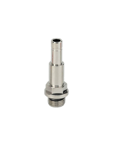 Adaptador automático prolongado macho cilíndrico de 1/8 para tubo 8 mm - Metal Work|adajusa