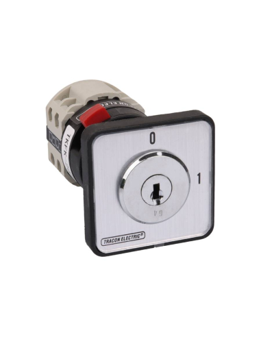 Interruptor levas 4 polos 20A con llave Tracon | ADAJUSA