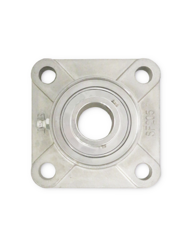 Soportes cuadrados con rodamientos INOX|adajusa