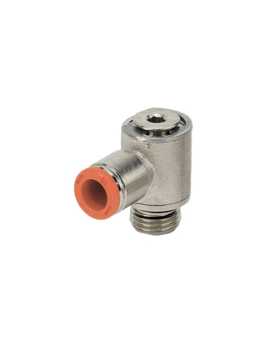 Encaixe giratório 1/4 diâmetro do tubo 10mm - Metal Work