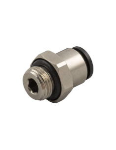 Automatic straight fitting M5 tube 3mm Series 56000 MINI - Aignep | ADAJUSA