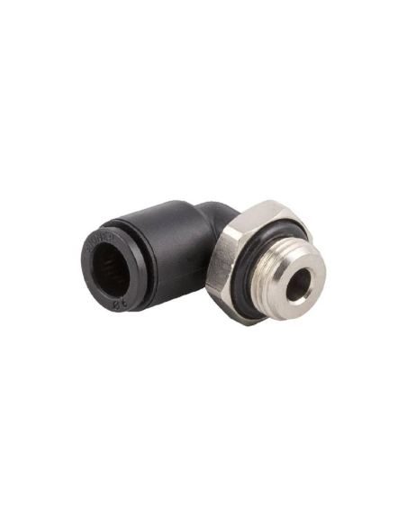 Adjustable elbow fitting male cylindrical M3 tube 4mm Series 56000 MINI - Aignep | ADAJUSA