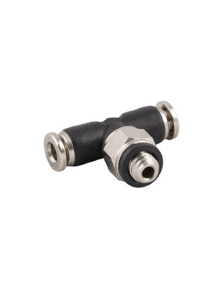 Racor T orientable con rosca central M3 tubo 3mm Serie 56000 MINI - Aignep|adajusa