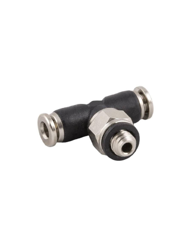 Racor T orientable con rosca central M5 tubo 3mm Serie 56000 MINI - Aignep|adajusa