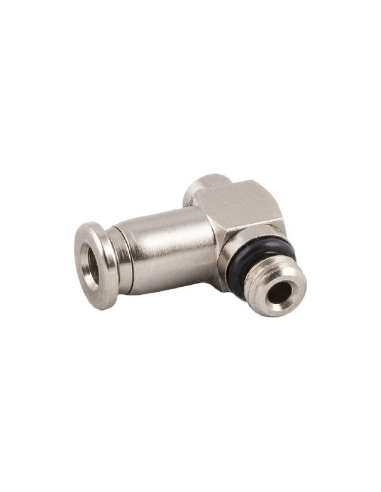 Adjustable male elbow fitting M5 tube 3mm Series 56000 MINI - Aignep