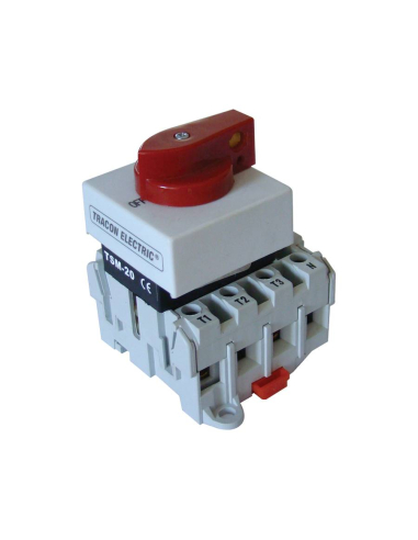 Interruptor-seccionador com manopla rotativa 20A 3 polos