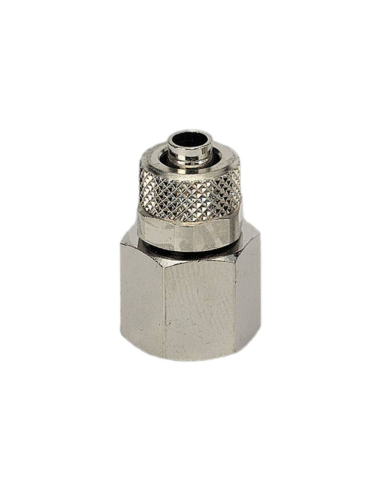 Racor recto hembra roscado 1/8 tubo 8/6 Serie C - Metal Work|ADAJUSA