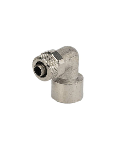 Racor codo hembra 1/4 tubo 8/6 Serie C - Metal Work|adajusa