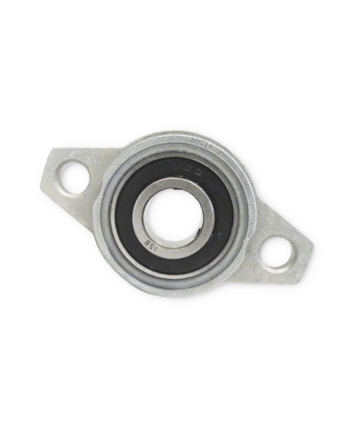 Suporte oval em alumínio com rolamento em aço eixo 17mm UFL003 - ISB