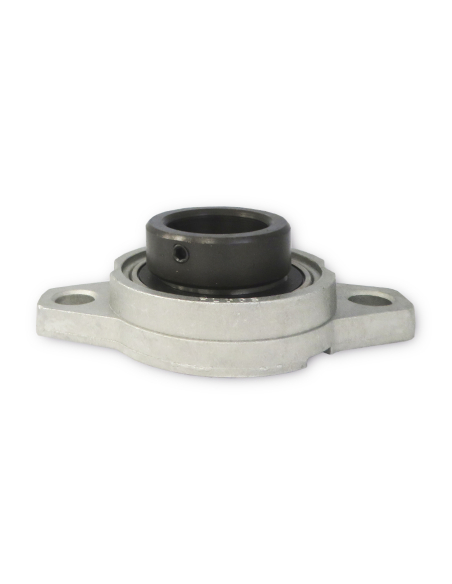 Soporte ovalado en aluminio con rodamiento excéntrica en acero eje 25mm UFL005 - ISB|ADAJUSA