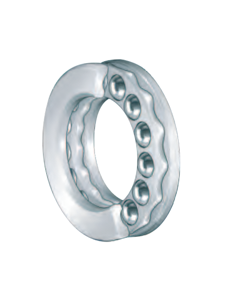 simple effect axial ball bearing 51212 60x95x26mm - FAG | ADAJUSA | price
