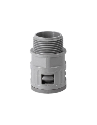 Racor rápido M20 para tubo espiral poliamida diámetro 18,5mm|Adajusa