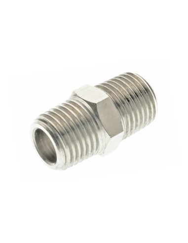 1/2" brass conical nipple with NPTF - BSPT threads - Aignep
