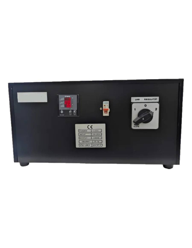 Estabilizador de tensión monofásico con servomotor