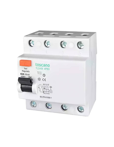 Diferencial 4 polos 40A 30mA - Toscano
