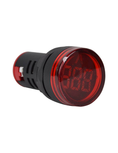 60-500VAC circular 22mm digital panel voltmeter